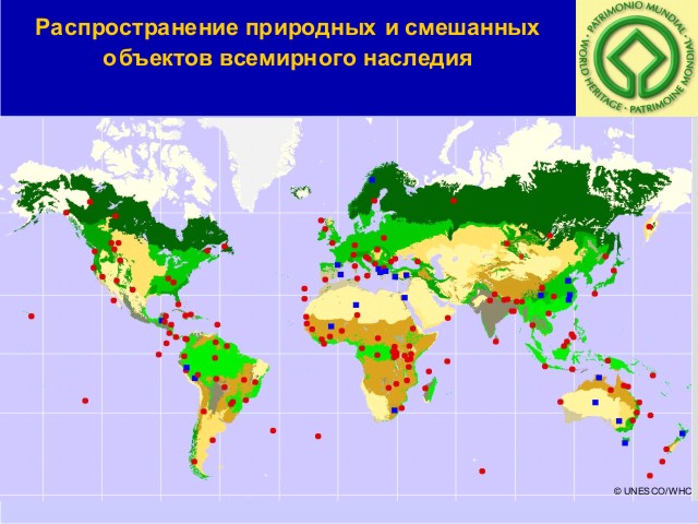 Природные объекты - красный цвет, смешанные - синие. Природные объекты - красный цвет, смешанные - синие.