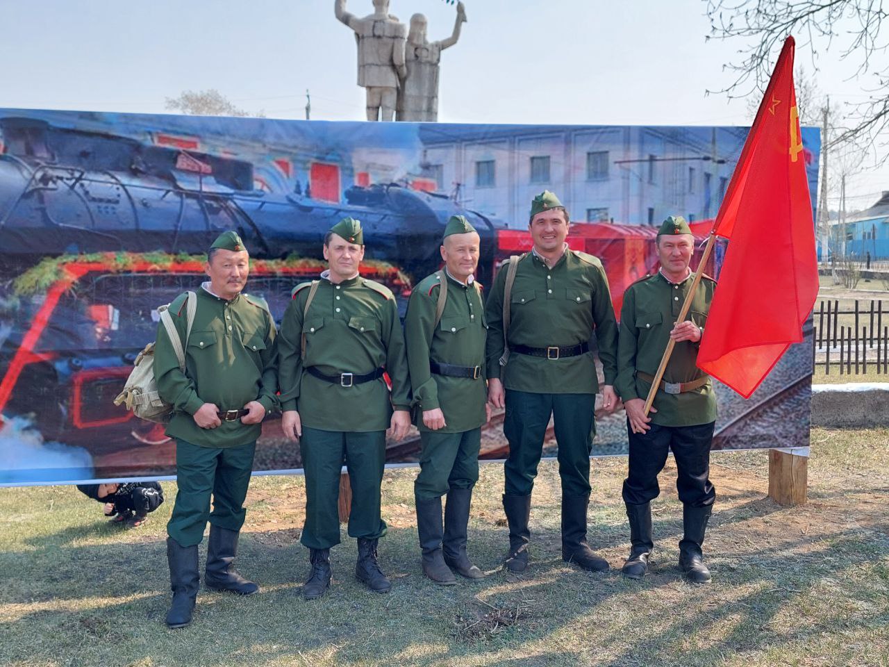 Инсталяция Поезд победы Инсталяция Поезд победы